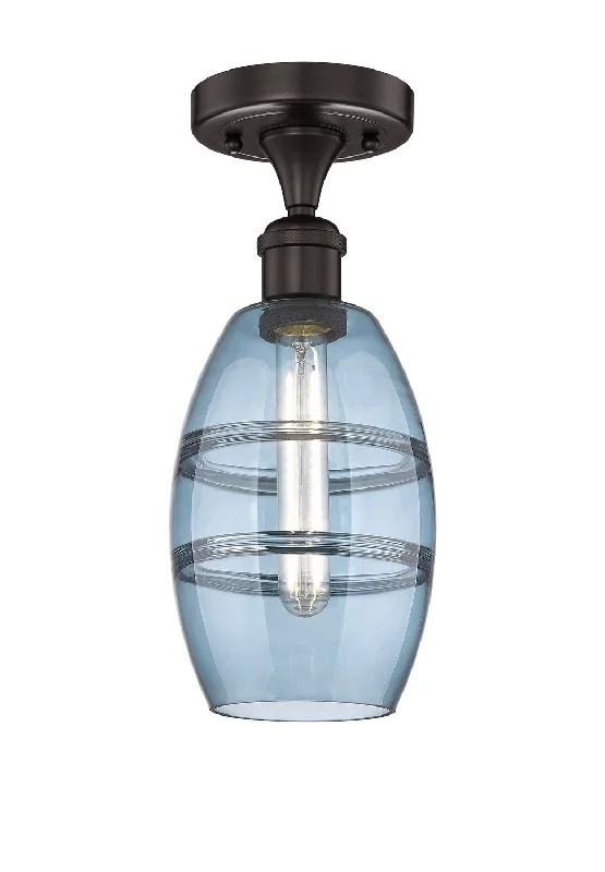Corrosion - Resistant Industrial Lighting for Coastal FactoriesEdison One Light Semi-Flush Mount