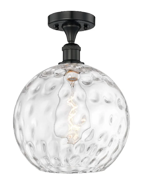 Waterproof Industrial Lighting for Wet AreasEdison One Light Semi-Flush Mount