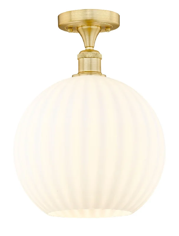Waterproof Industrial Lighting for Wet AreasEdison LED Semi-Flush Mount