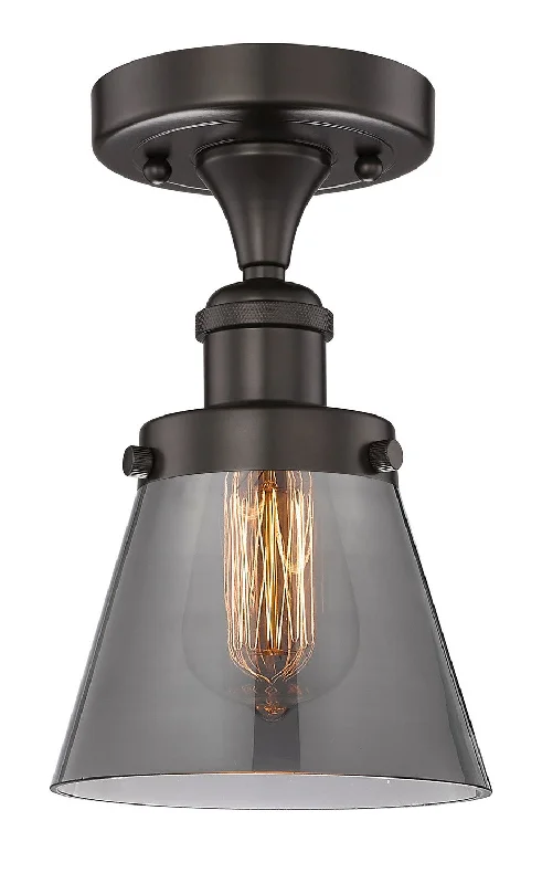 Low - Bay Industrial Lighting Fixtures for Small FactoriesEdison One Light Semi-Flush Mount Low - Bay Industrial Lighting Fixtures for Small FactoriesEdison One Light Semi-Flush Mount
