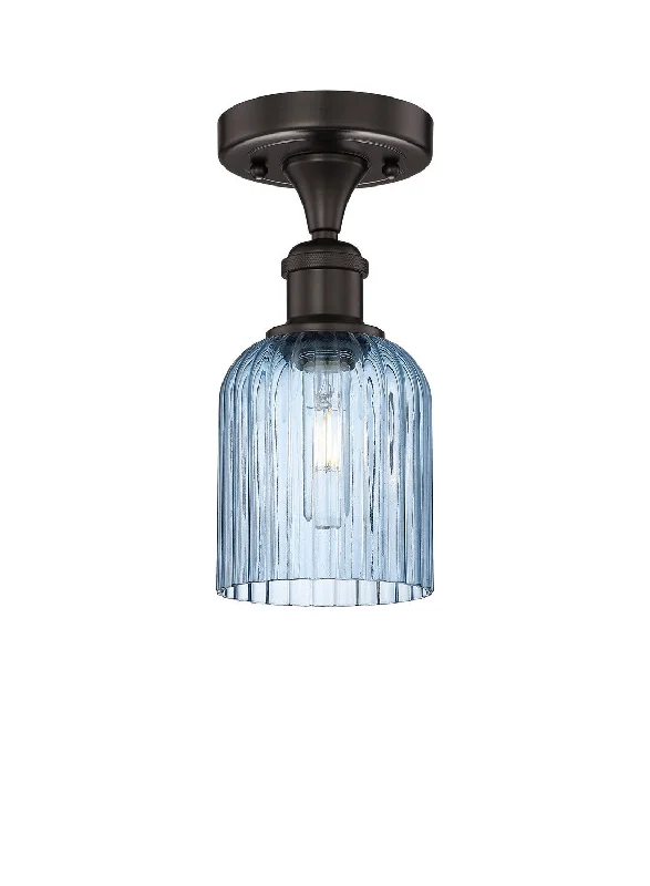 Industrial Lighting for Furniture FactoriesEdison One Light Semi-Flush Mount