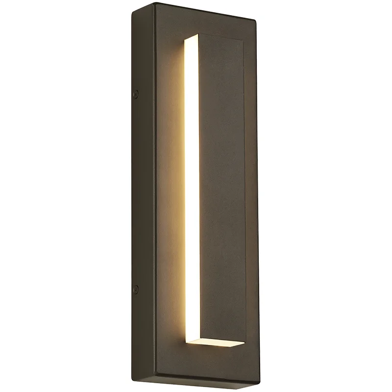 Track lighting with a decorative track designAspen 15 Outdoor Wall
