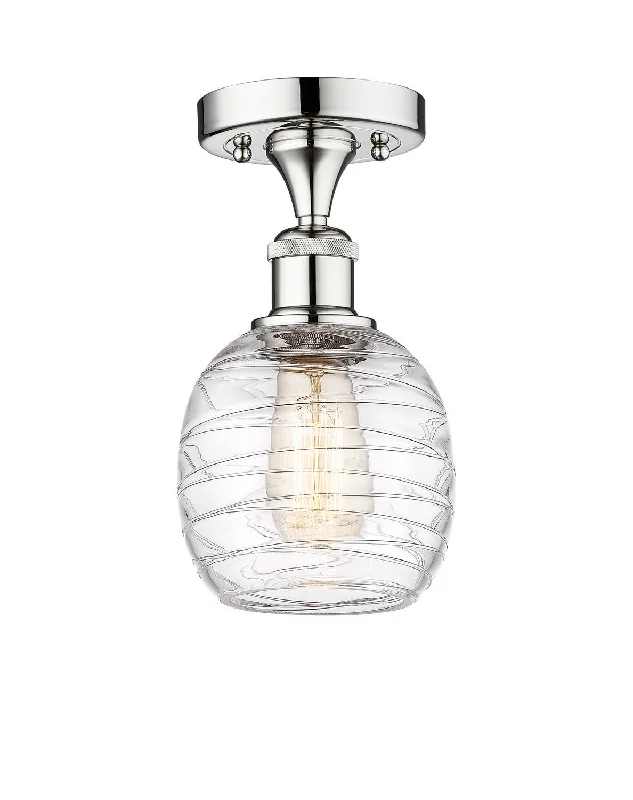 Low - Bay Industrial Lighting Fixtures for Small FactoriesEdison One Light Semi-Flush Mount Low - Bay Industrial Lighting Fixtures for Small FactoriesEdison One Light Semi-Flush Mount