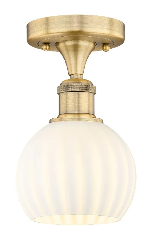 Corrosion - Resistant Industrial Lighting for Coastal FactoriesEdison LED Semi-Flush Mount