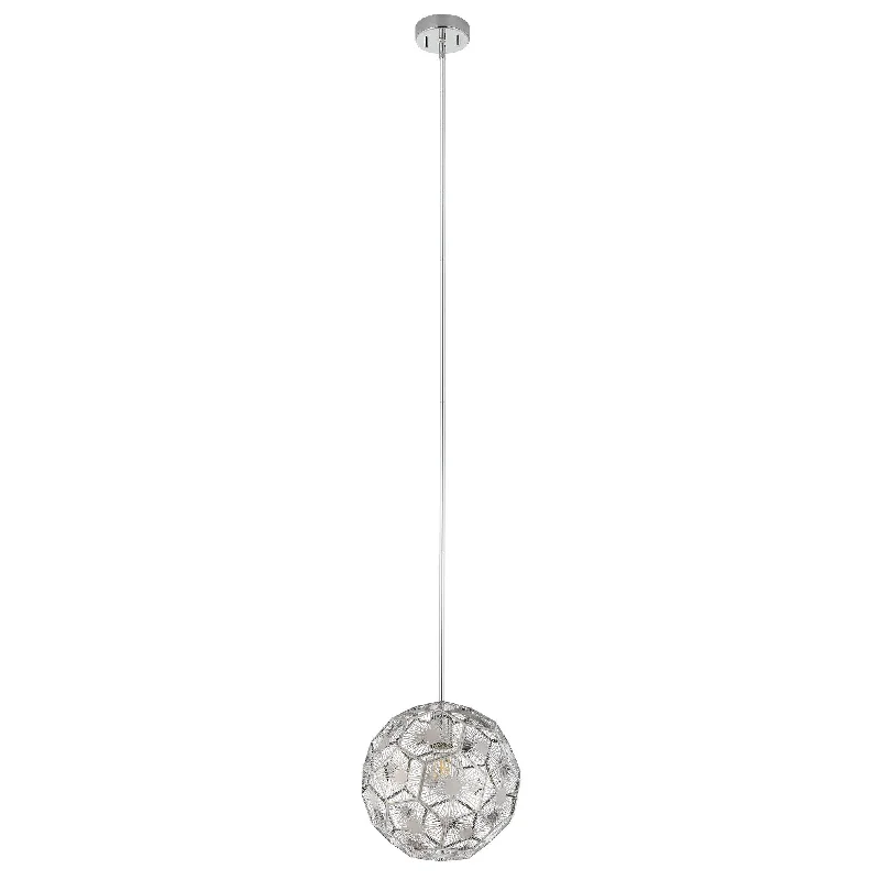 Track lighting for replacing old fluorescent fixturesEglo 205637A Skoura Geometric Pendant Light in Chrome