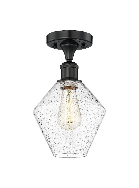 Industrial Wall - Mounted Lighting for Workshop WallsEdison One Light Semi-Flush Mount Industrial Wall - Mounted Lighting for Workshop WallsEdison One Light Semi-Flush Mount