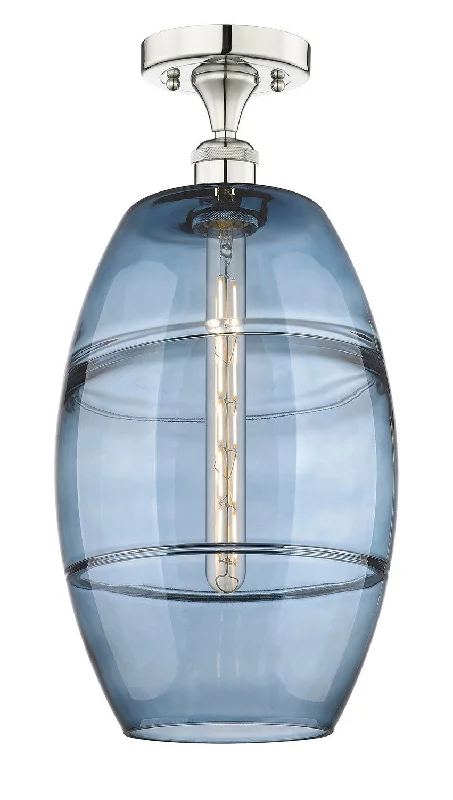 Industrial Lighting for Furniture FactoriesEdison One Light Semi-Flush Mount