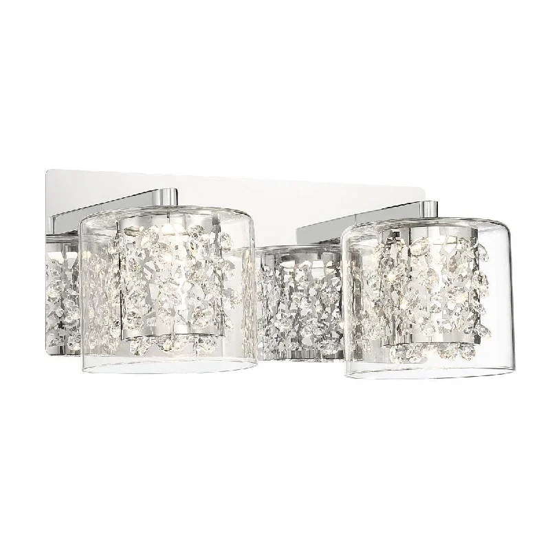 Industrial Lighting for Furniture FactoriesWild Gems 13 in. LED Vanity Light Chrome finish