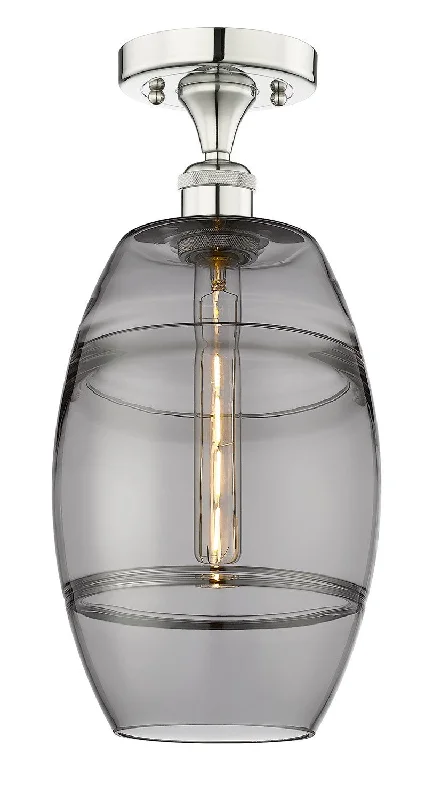 Waterproof Industrial Lighting for Wet AreasEdison One Light Semi-Flush Mount