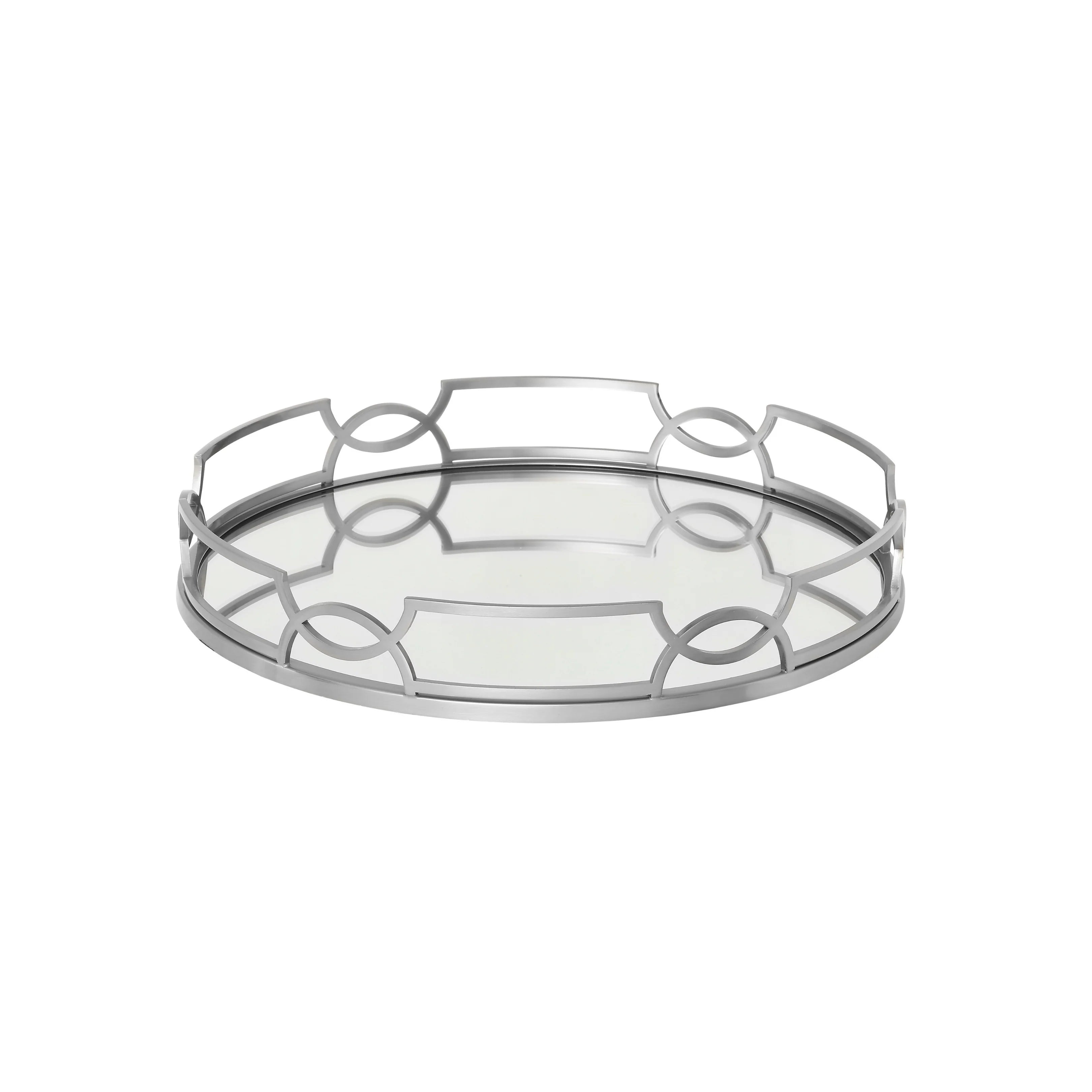 Track lighting for creating a focal pointAnna Tray - Chrome & Mirror Finish