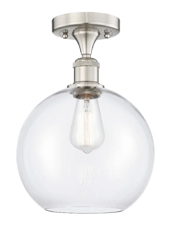 Industrial Lighting for Printing Press FacilitiesEdison One Light Semi-Flush Mount Industrial Lighting for Printing Press FacilitiesEdison One Light Semi-Flush Mount