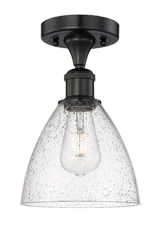 Industrial Lighting for Food Processing FactoriesEdison One Light Semi-Flush Mount
