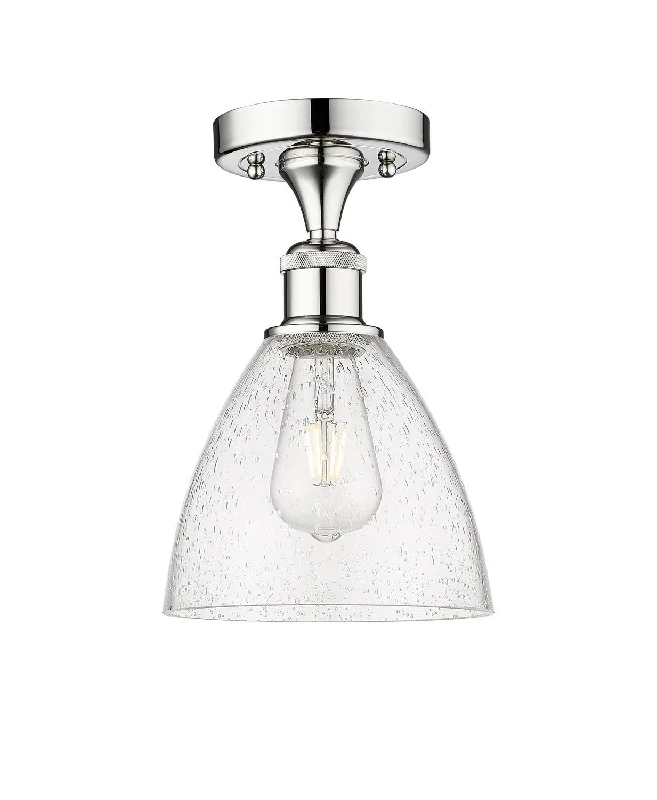 Industrial Lighting for Furniture FactoriesEdison One Light Semi-Flush Mount