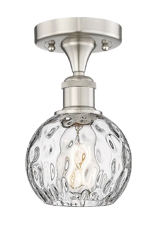 Industrial Pendant Lighting for Machine ShopsEdison One Light Semi-Flush Mount