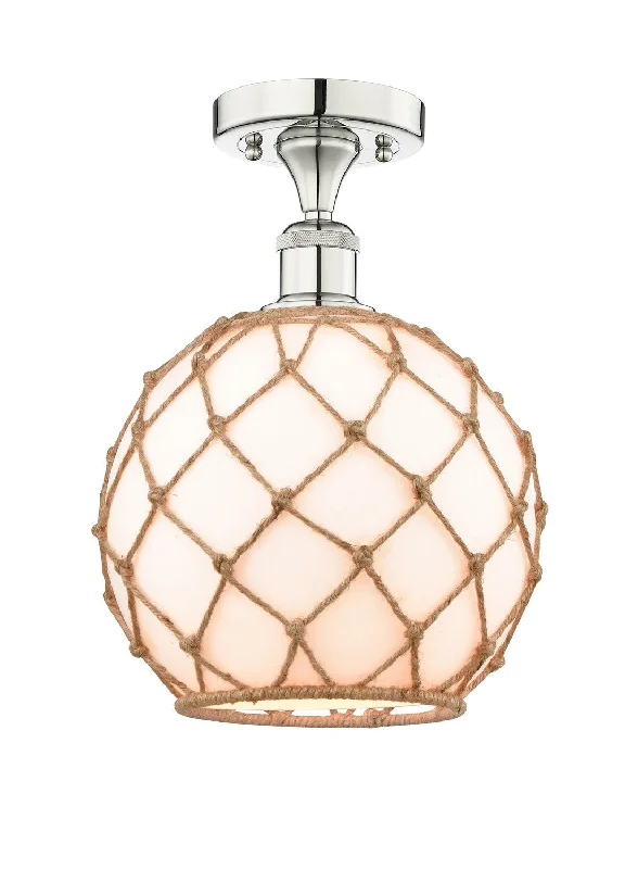 Industrial Lighting for Chemical PlantsEdison One Light Semi-Flush Mount