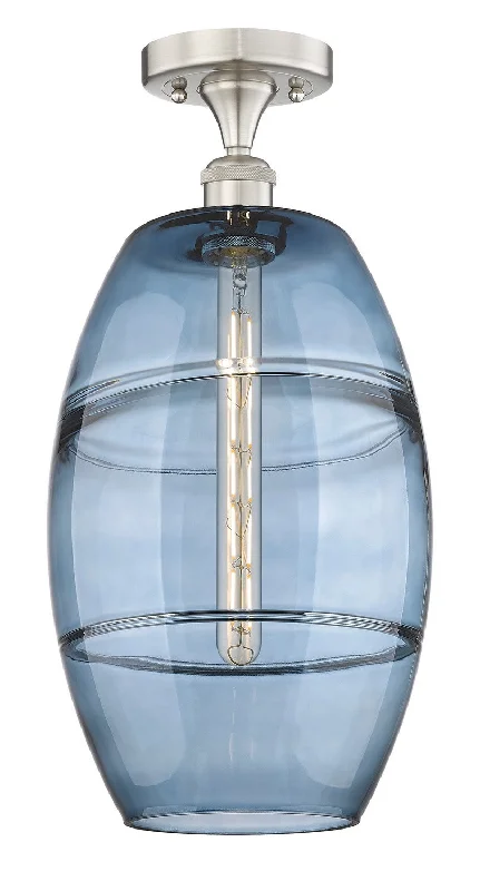 Industrial Lighting for Furniture FactoriesEdison One Light Semi-Flush Mount
