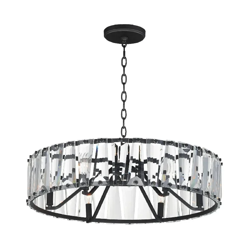 Track lighting for creating a moody atmosphereOdeon Chandelier