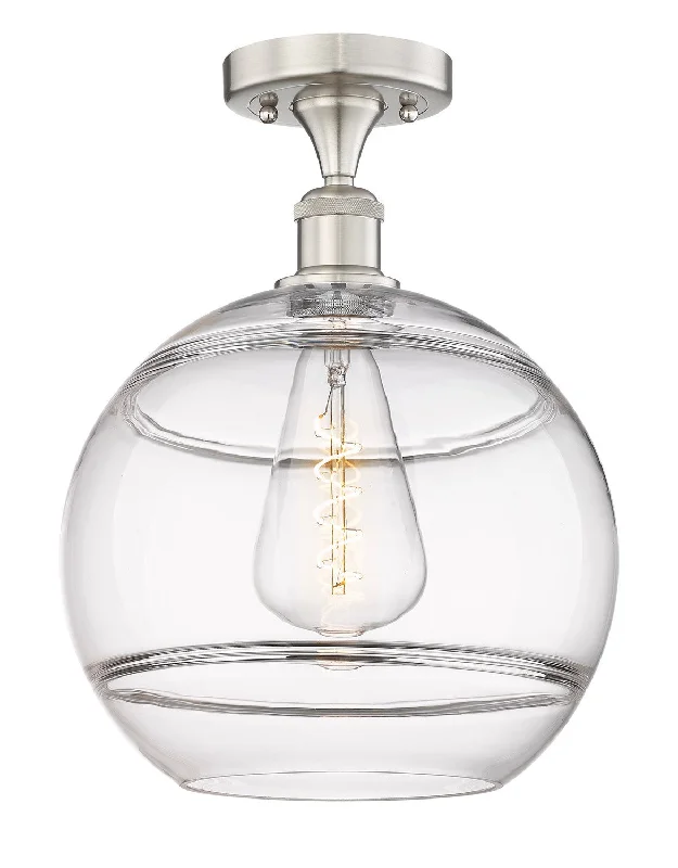 Dust - Resistant Industrial Lighting for Dirty WorkspacesEdison One Light Semi-Flush Mount Dust - Resistant Industrial Lighting for Dirty WorkspacesEdison One Light Semi-Flush Mount