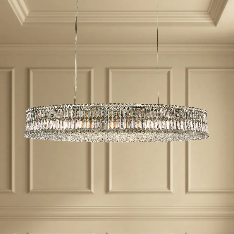 Track lighting with multiple heads for flexibilityPlaza 24-Light Pendant