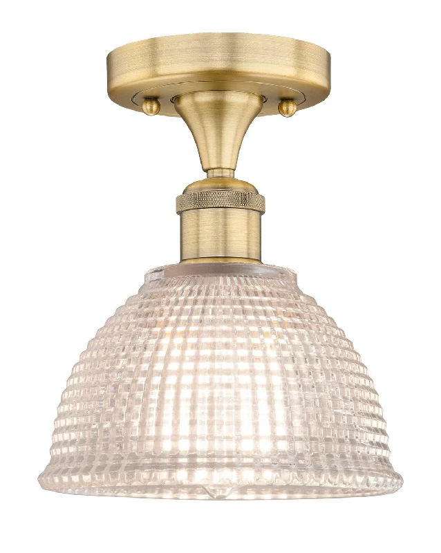 Industrial Lighting for Automotive Manufacturing PlantsEdison One Light Flush Mount