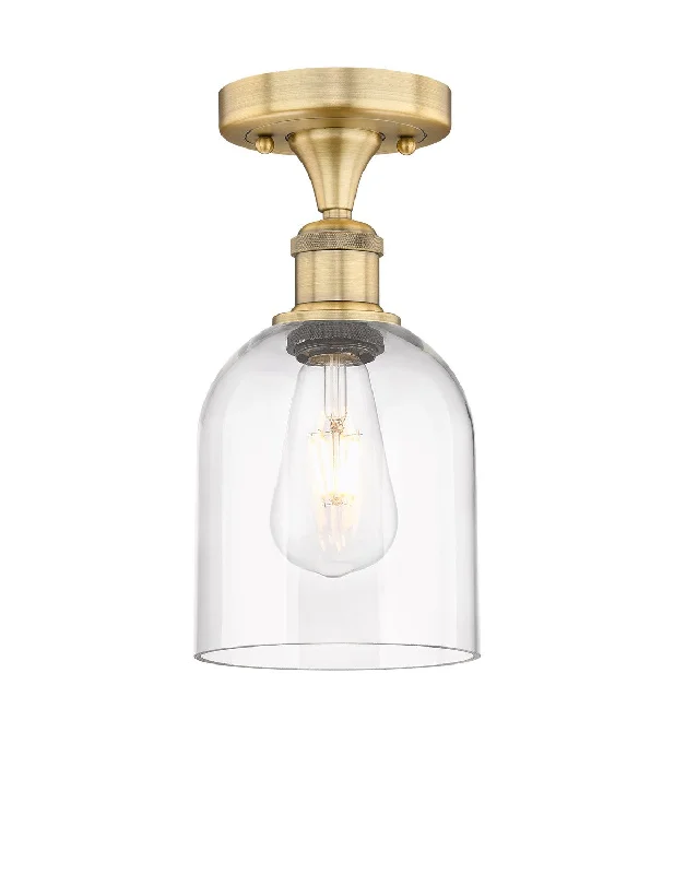 Industrial Lighting for Printing Press FacilitiesEdison One Light Semi-Flush Mount