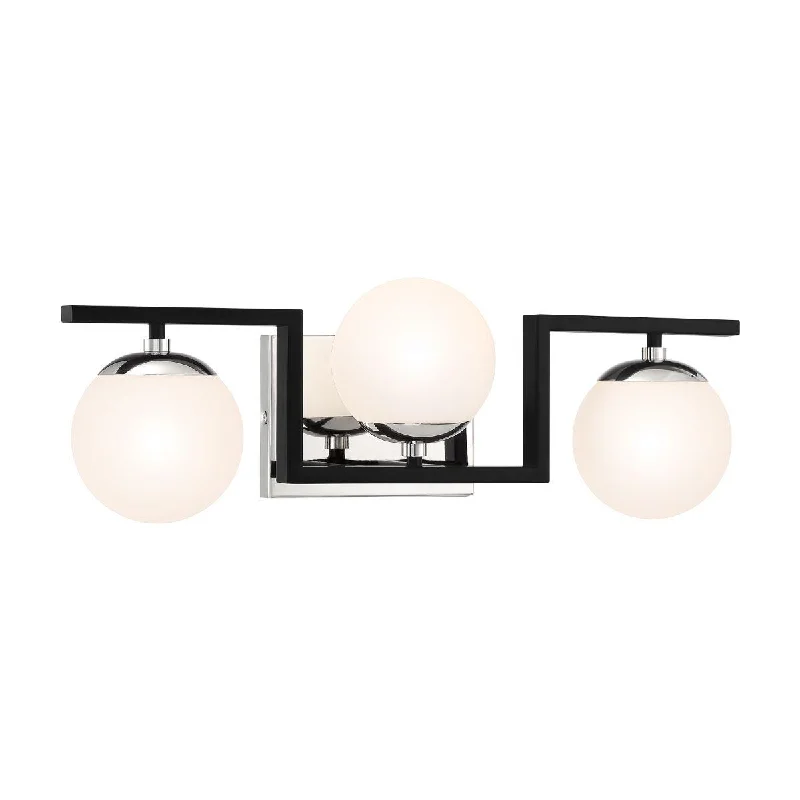 Industrial Emergency Lighting for Safety in FactoriesAlluria 23 in. 3 lights Vanity Light Coal finish
