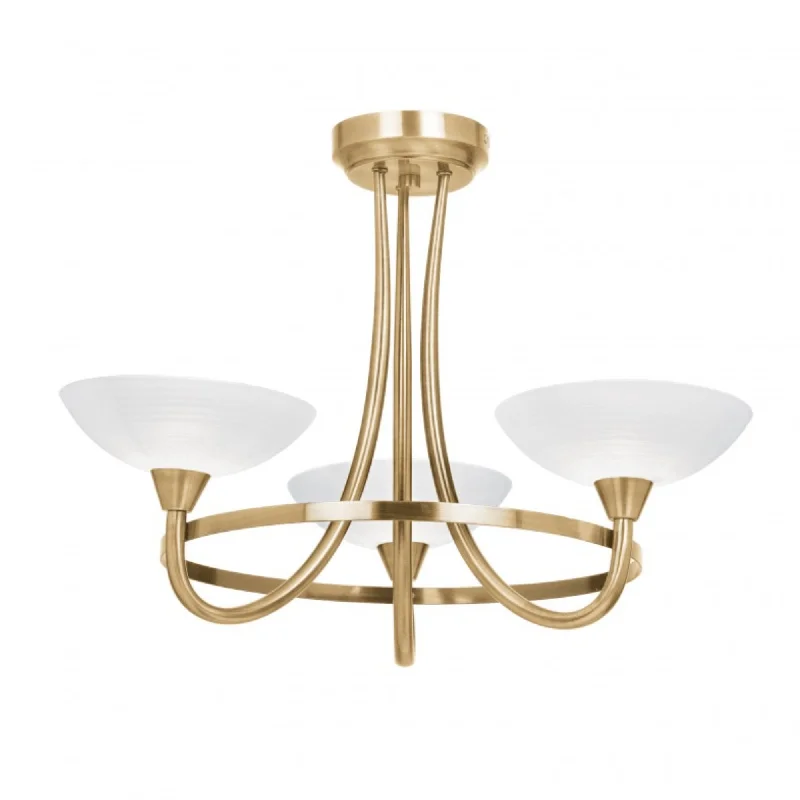 Track lighting with multiple heads for flexibilityTristan 3Lt/5Lt Ceiling Lamp - Antique Brass/ Satin Chrome
