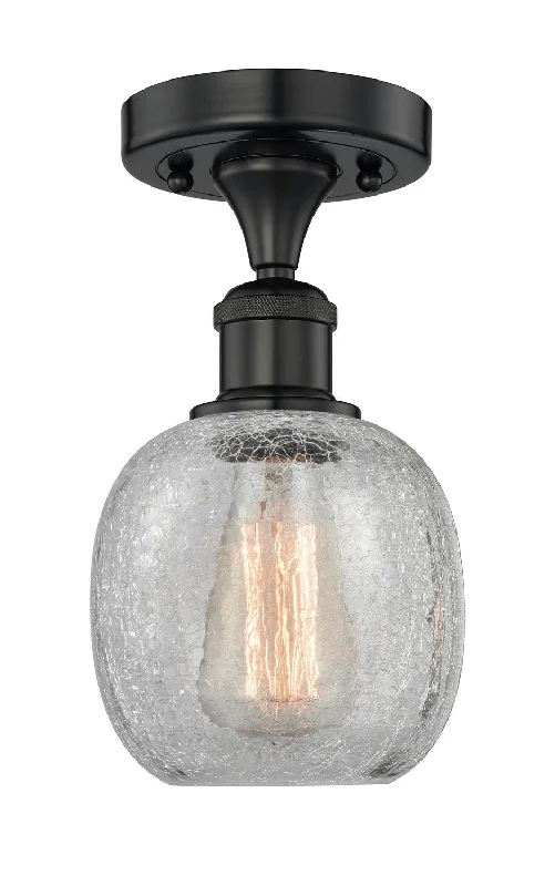 Corrosion - Resistant Industrial Lighting for Coastal FactoriesEdison One Light Semi-Flush Mount