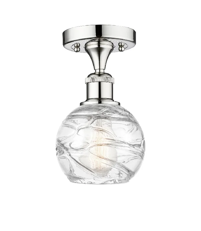 Industrial Ceiling - Mounted Lighting for Assembly PlantsEdison One Light Semi-Flush Mount Industrial Ceiling - Mounted Lighting for Assembly PlantsEdison One Light Semi-Flush Mount