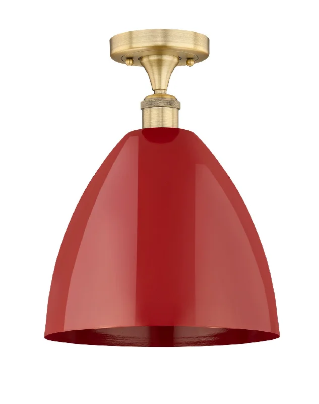 Low - Bay Industrial Lighting Fixtures for Small FactoriesEdison One Light Semi-Flush Mount