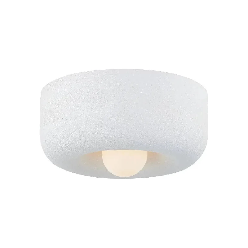 Track lighting with frosted glass shadesDoris Flush Mount