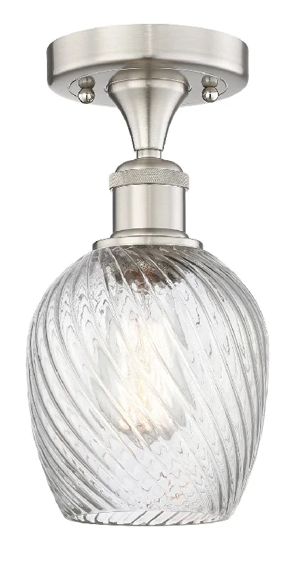Industrial Area Lighting for Large Open SpacesEdison One Light Flush Mount