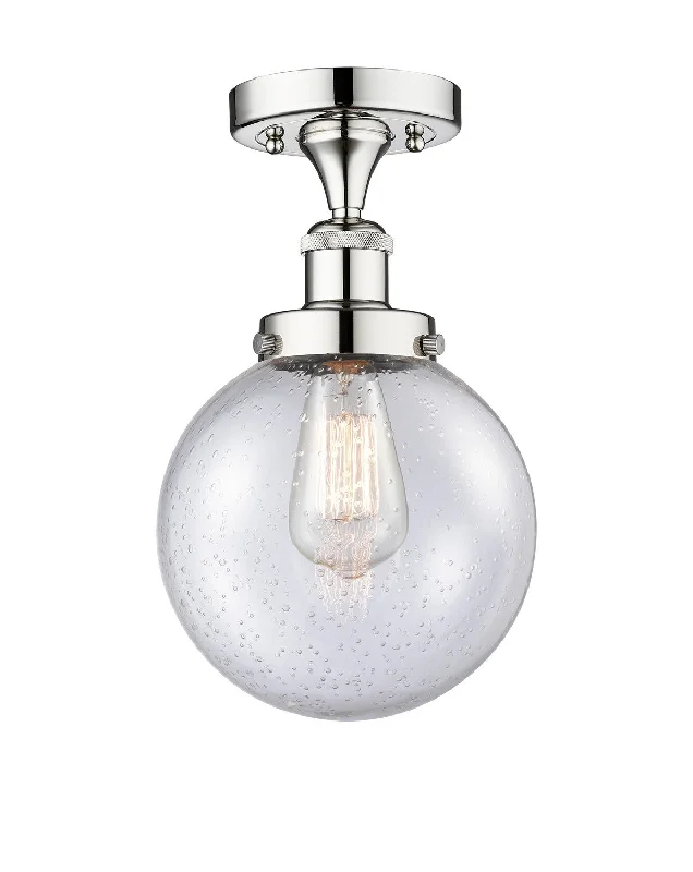 Dust - Resistant Industrial Lighting for Dirty WorkspacesEdison One Light Semi-Flush Mount Dust - Resistant Industrial Lighting for Dirty WorkspacesEdison One Light Semi-Flush Mount