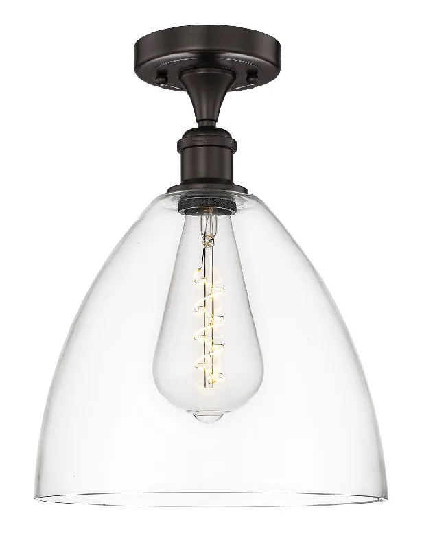 Industrial Lighting for Chemical PlantsEdison One Light Semi-Flush Mount