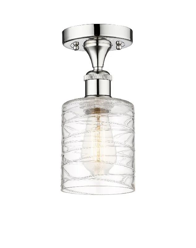 Industrial Lighting for Electronics ManufacturingEdison One Light Semi-Flush Mount Industrial Lighting for Electronics ManufacturingEdison One Light Semi-Flush Mount
