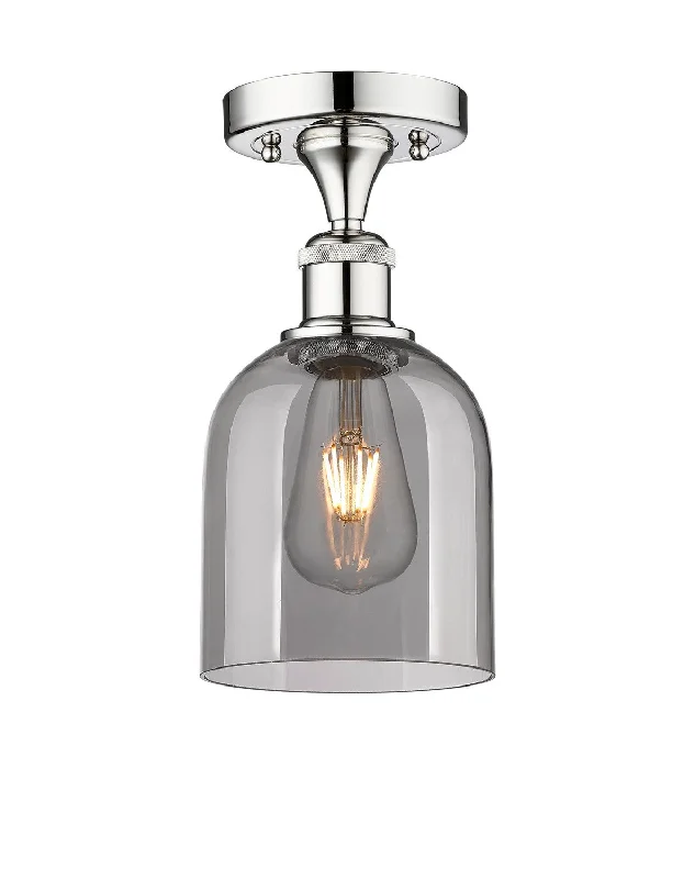 Industrial Lighting for Metal Fabrication ShopsEdison One Light Semi-Flush Mount