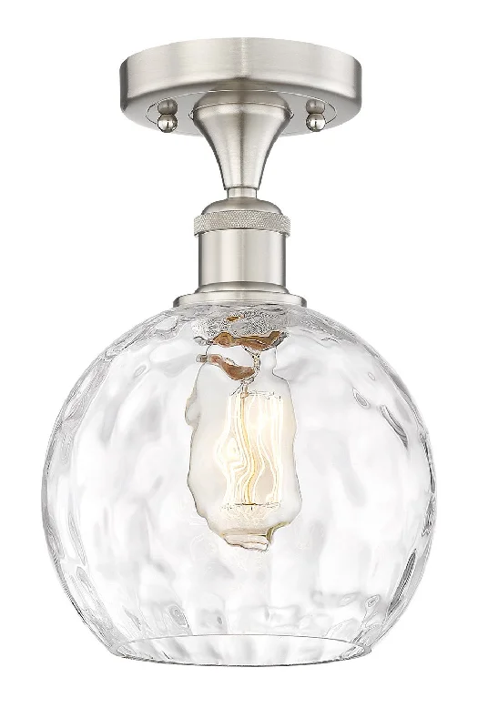 Industrial Lighting for Metal Fabrication ShopsEdison One Light Semi-Flush Mount