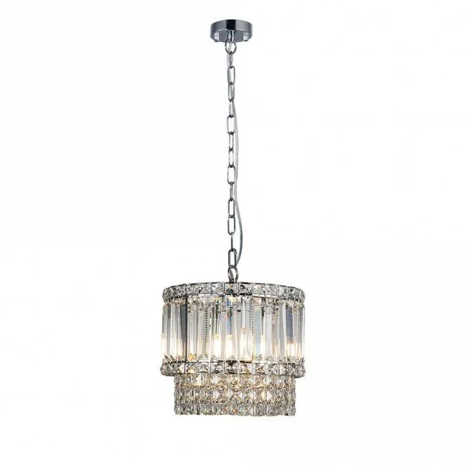Track lighting for retail window displaysElizabeth 3Lt/6Lt/9Lt Crystal Pendant - Antique Brass/Polished Chrome