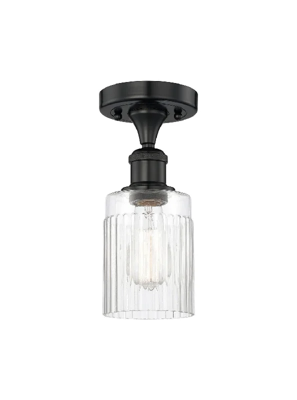 Industrial Lighting for Printing Press FacilitiesEdison One Light Semi-Flush Mount