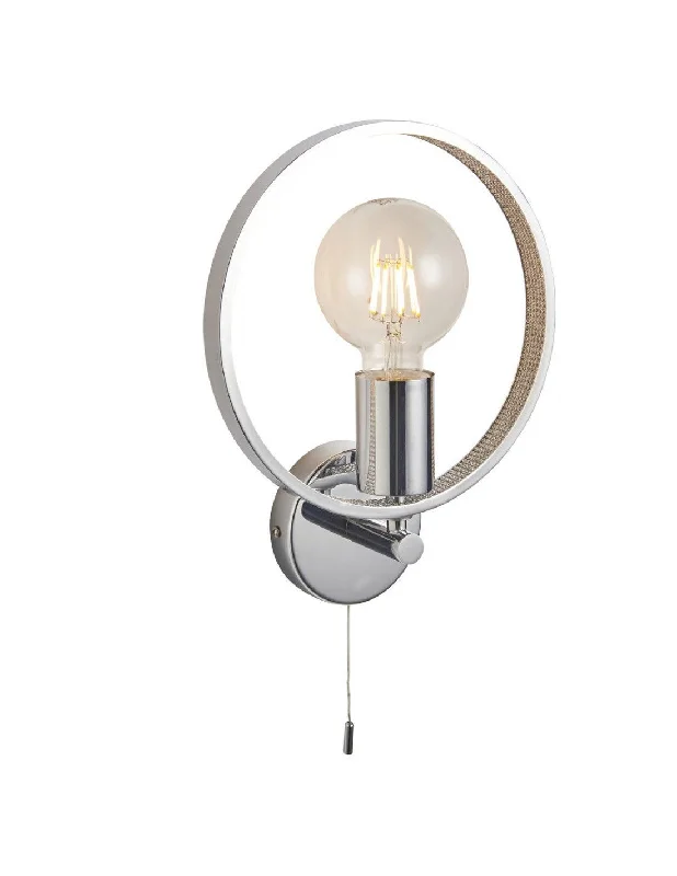 Track lighting for high - ceiling spacesasian - inspired wall lamps with bamboo or paper shades for a zen - like Spirit 1Lt Bathroom IP44 - Chrome Wall Light