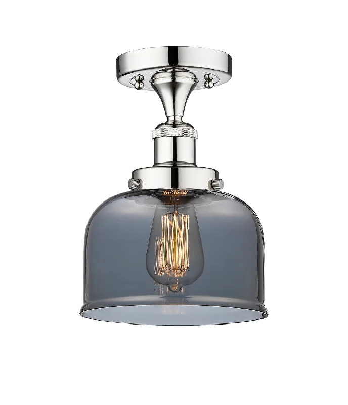 Industrial Lighting for Furniture FactoriesEdison One Light Semi-Flush Mount