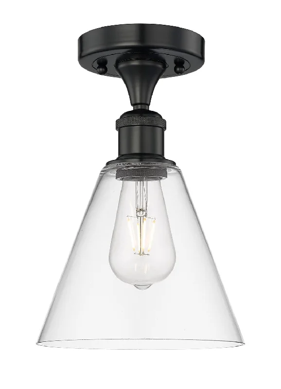 Energy - Efficient Industrial Lighting for Cost - SavingsEdison One Light Semi-Flush Mount Energy - Efficient Industrial Lighting for Cost - SavingsEdison One Light Semi-Flush Mount