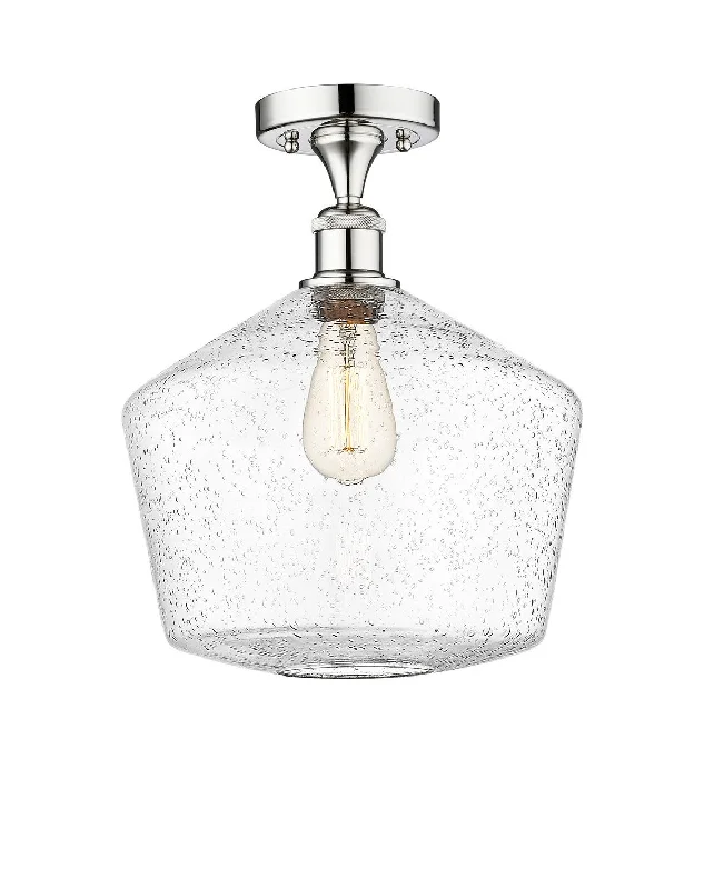 Industrial Lighting for Chemical PlantsEdison One Light Semi-Flush Mount