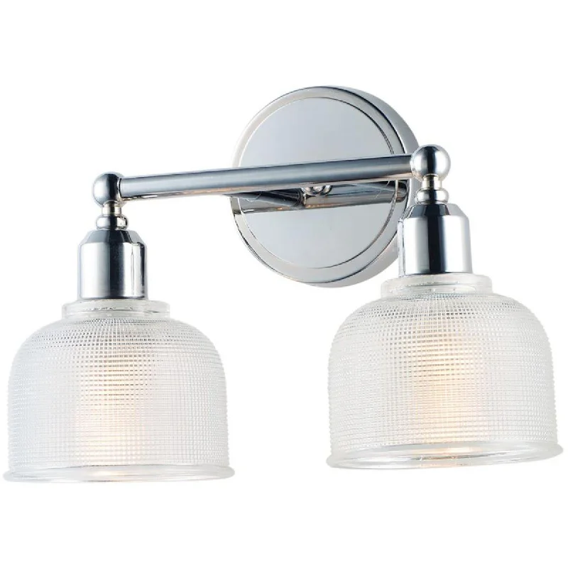 Waterproof Industrial Lighting for Wet AreasHollow 14 in. 2 Lights Vanity Light Polished Chrome Finish Waterproof Industrial Lighting for Wet AreasHollow 14 in. 2 Lights Vanity Light Polished Chrome Finish
