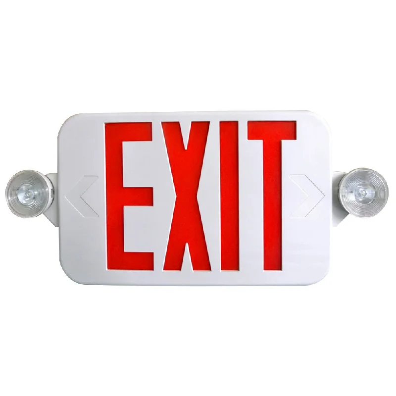Track lighting with integrated LED driversRadiant-Lite CEU Low Profile All LED Exit & Emergency Combo White Housing Track lighting with integrated LED driversRadiant-Lite CEU Low Profile All LED Exit & Emergency Combo White Housing