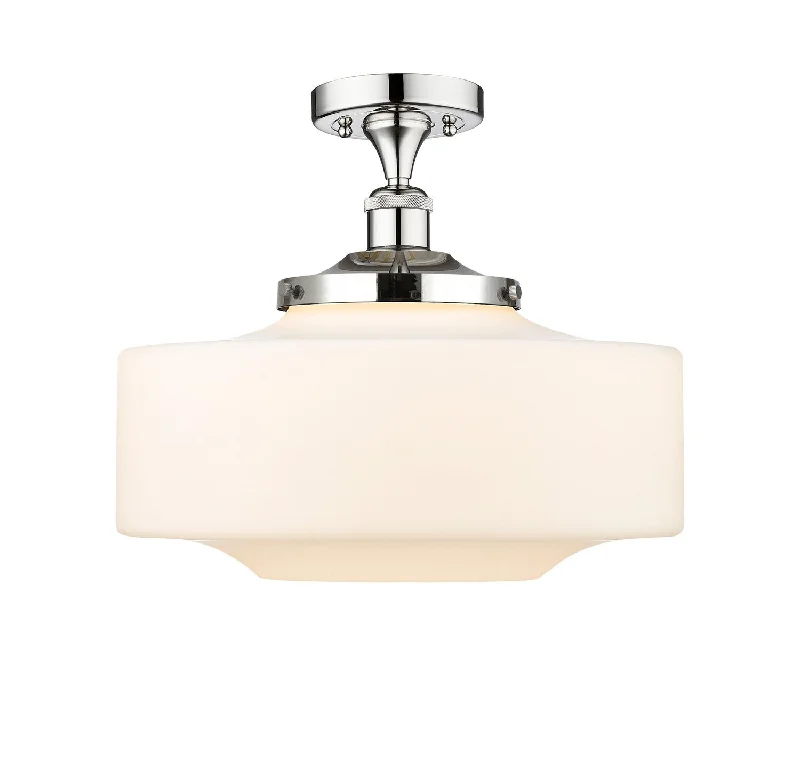 Industrial Lighting for Textile MillsFranklin Restoration LED Semi-Flush Mount