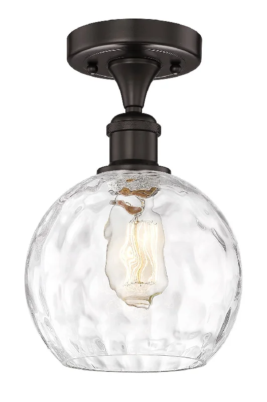 Dust - Resistant Industrial Lighting for Dirty WorkspacesEdison One Light Semi-Flush Mount