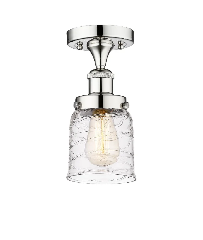 Industrial Lighting for Furniture FactoriesEdison One Light Semi-Flush Mount