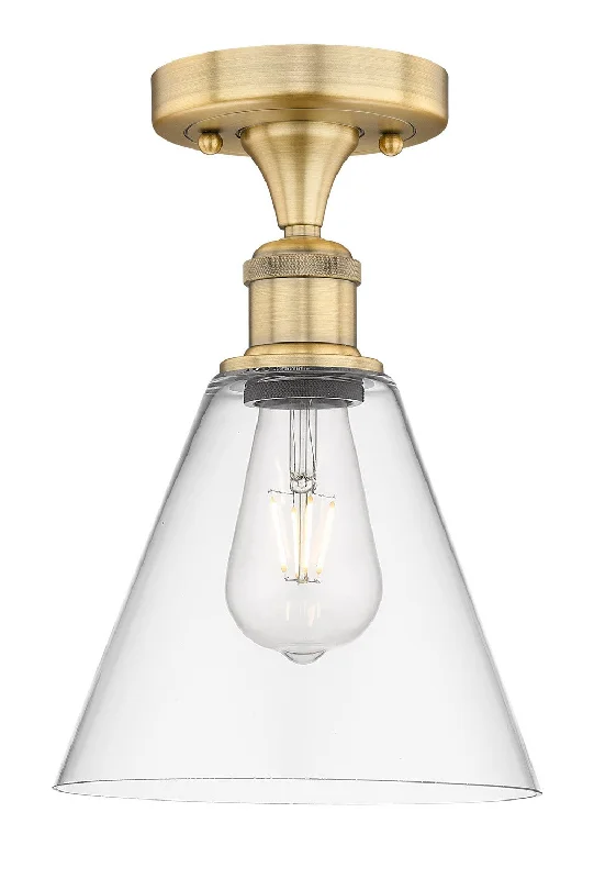 Industrial Lighting for Food Processing FactoriesEdison One Light Semi-Flush Mount