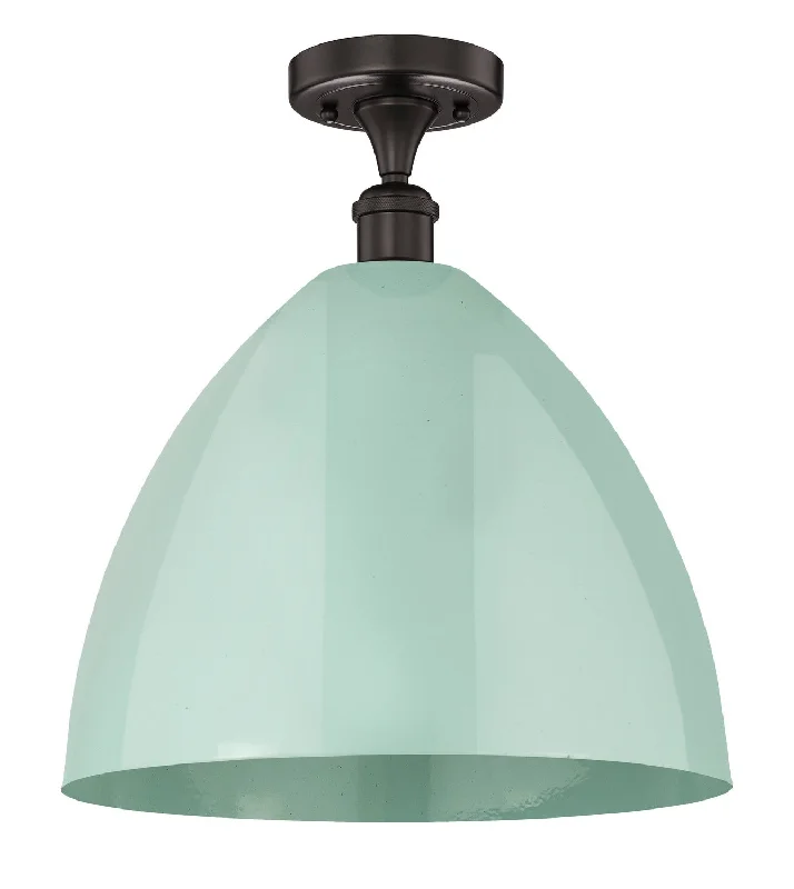 Industrial Lighting for Woodworking FactoriesEdison One Light Semi-Flush Mount